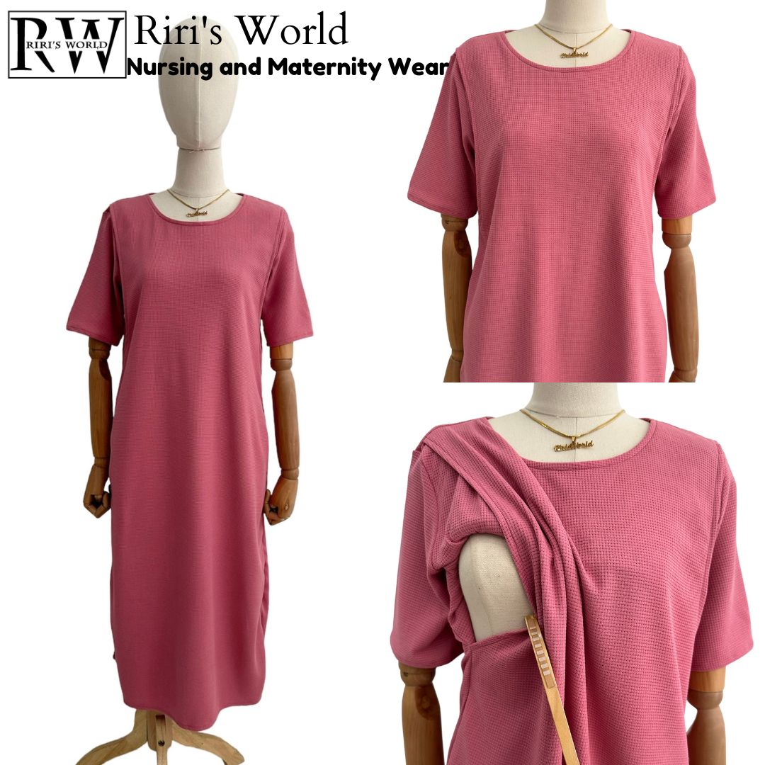 RIRI'S WORLD| Dani T-Shirt Maternity Breastfeeding Maxi Dress