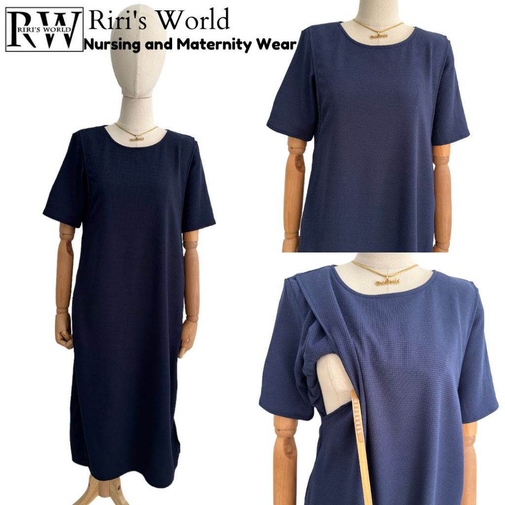 RIRI'S WORLD| Dani T-Shirt Maternity Breastfeeding Maxi Dress