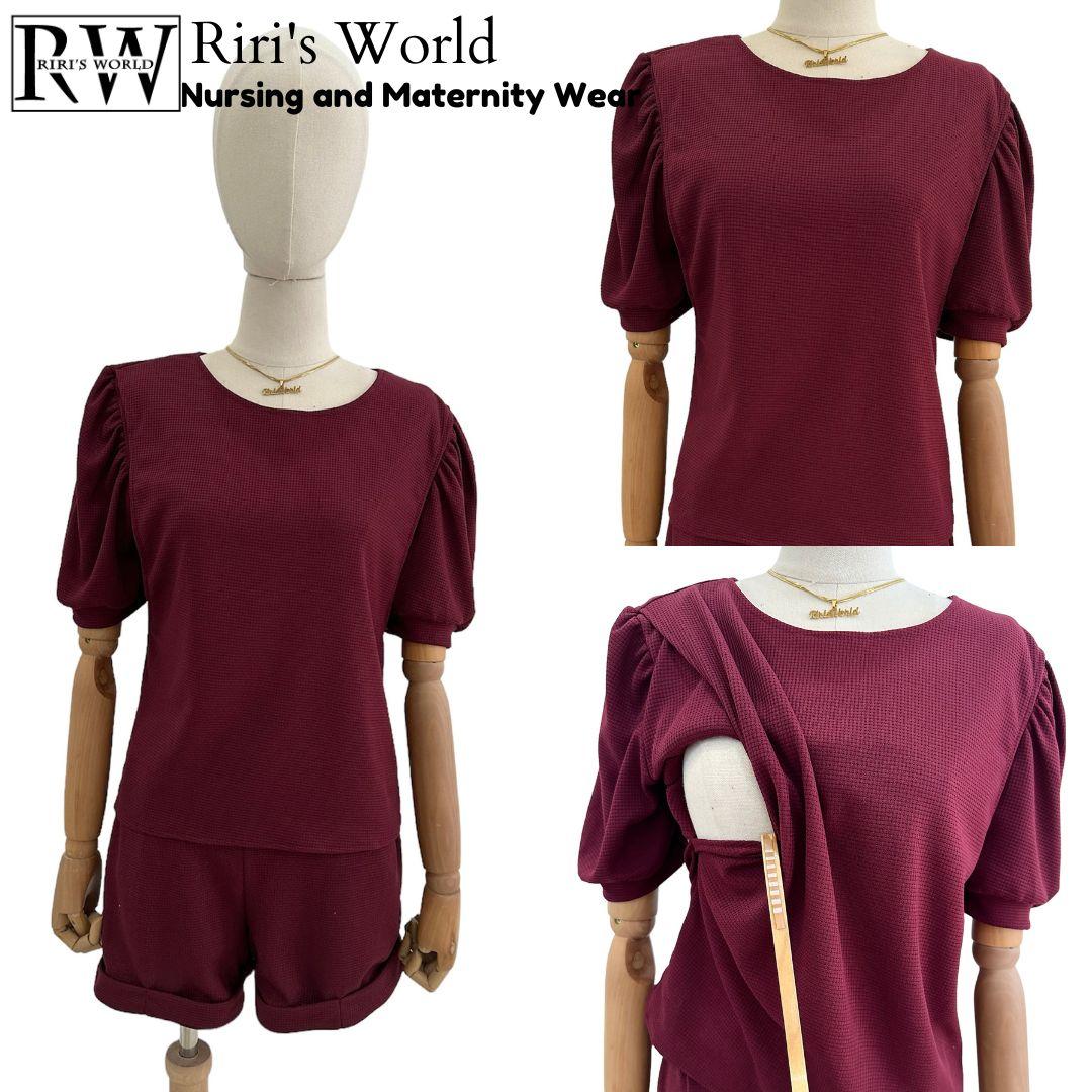 RIRI'S WORLD| Eli Breastfeeding Short Set