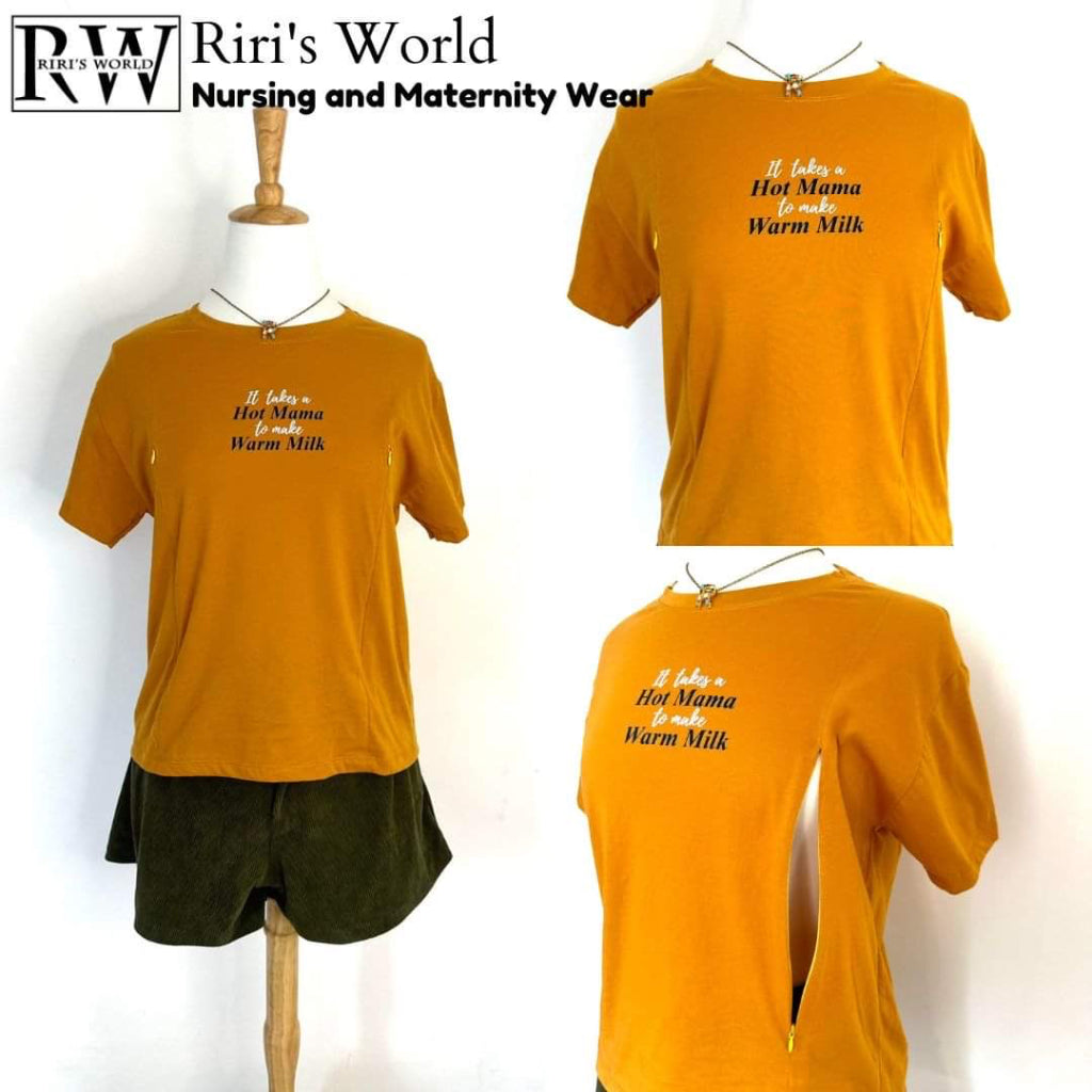 Riri'sWorld| Mom Basic Breastfeeding Tee