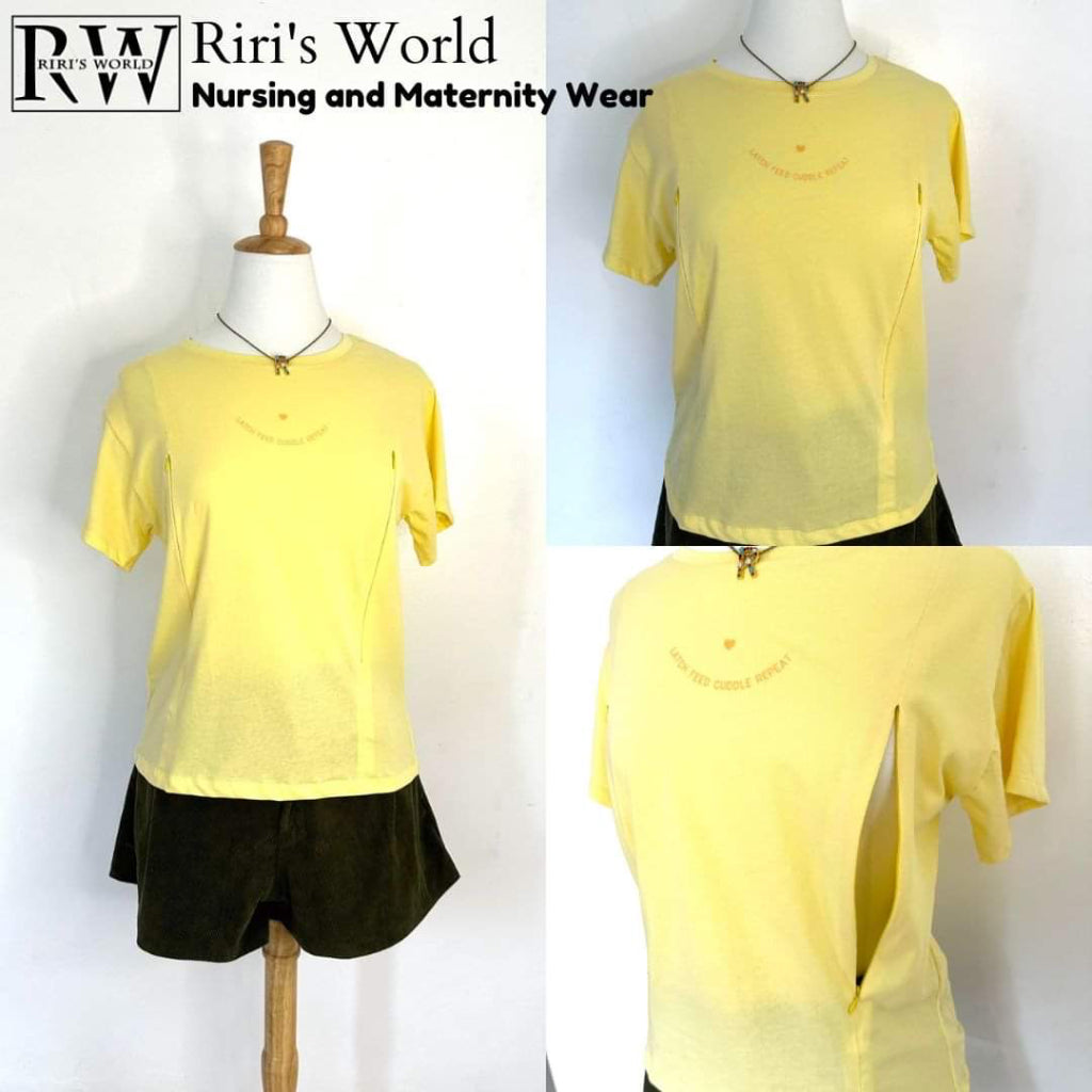 Riri'sWorld| Mom Basic Breastfeeding Tee