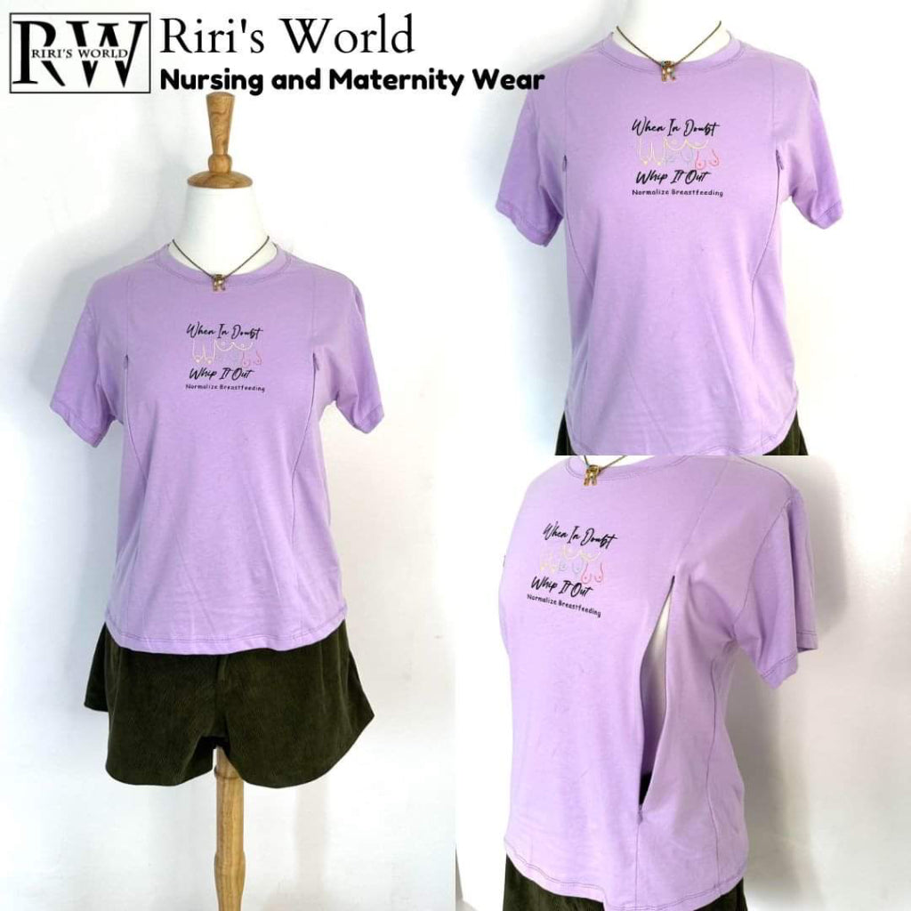 Riri'sWorld| Mom Basic Breastfeeding Tee