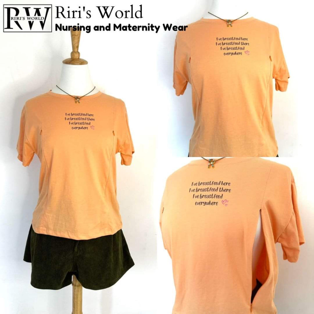 Riri'sWorld| Mom Basic Breastfeeding Tee