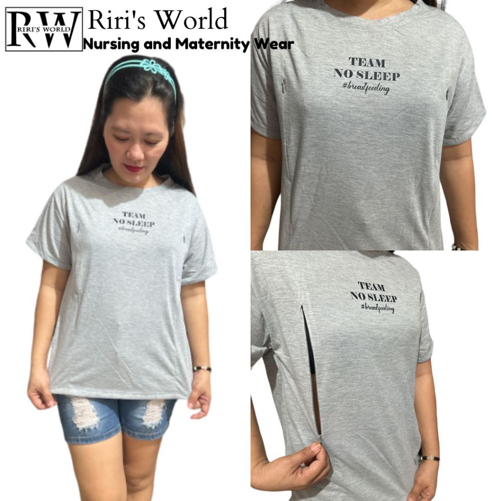 Riri'sWorld| Mom Basic Breastfeeding Tee