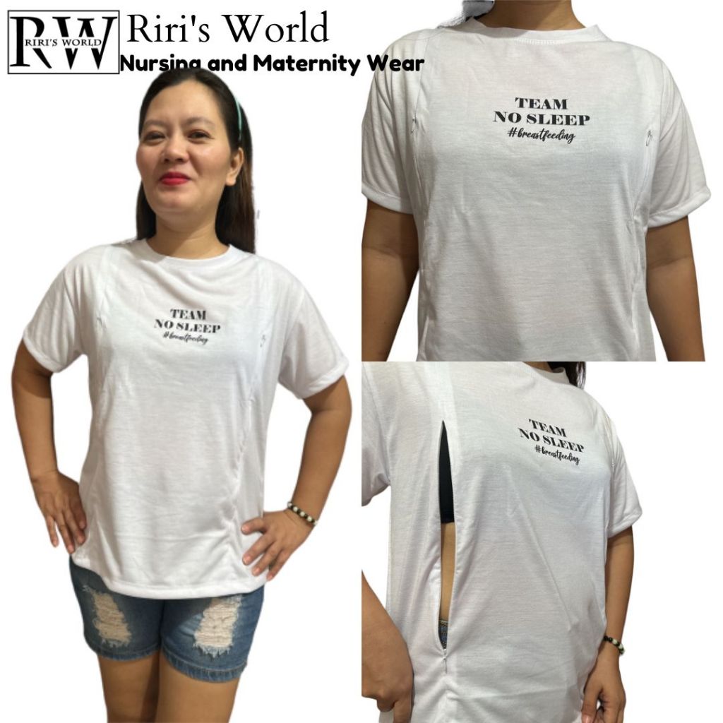 Riri'sWorld| Mom Basic Breastfeeding Tee