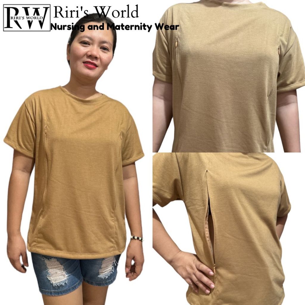 Riri'sWorld| Mom Basic Breastfeeding Tee